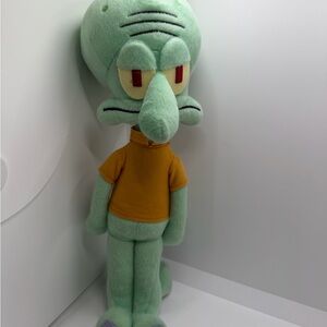 Squidward Plush Toy - Green and Orange